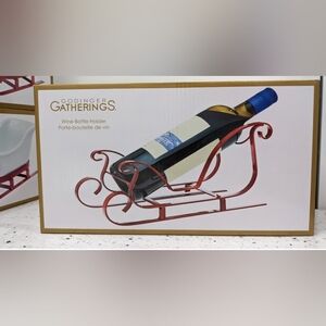 Sleigh Wine Bottle Holder Godinger Holiday Gatherings